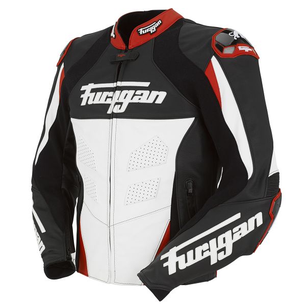 Furygan Race Noir Blanc Rouge