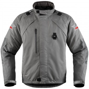 Blouson Moto ICON Raiden DKR Monochromatic Grey Blouson Moto ICON Raiden DKR Monochromatic Grey