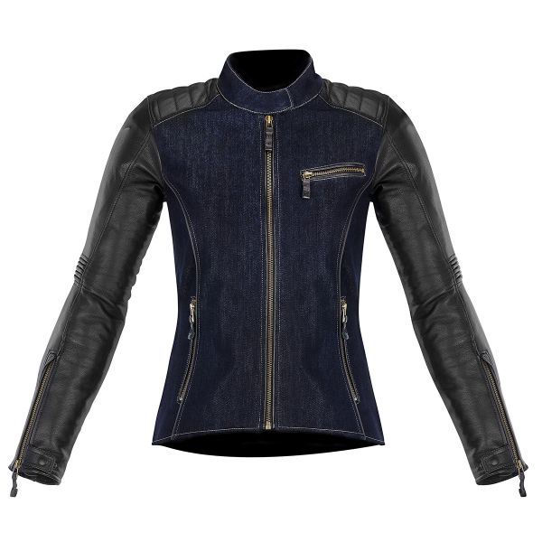 Blouson Moto Alpinestars Renee Indigo Bleu Noir