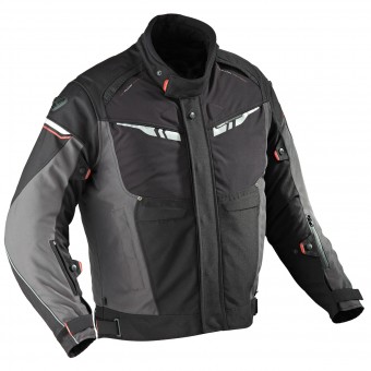 Blouson Moto Ixon Sirrus HP Gris Noir Rouge