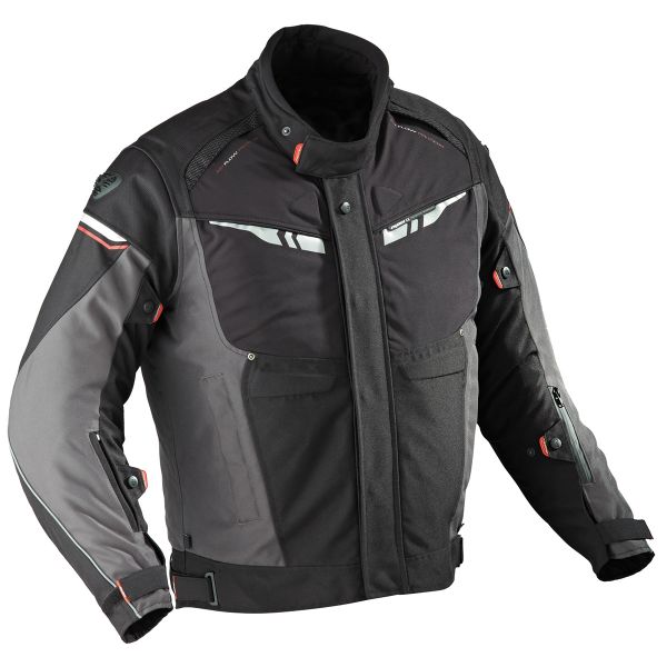 Blouson Moto Ixon Sirrus HP Gris Noir Rouge Blouson Moto Ixon Sirrus HP Gris Noir Rouge
