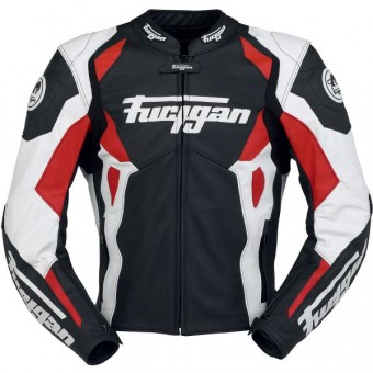 Blouson Moto Furygan Spyder Noir Blanc Rouge