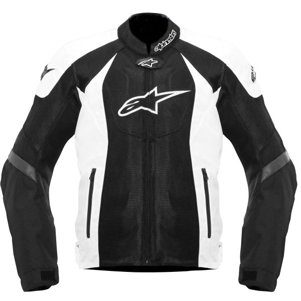 Blouson Moto Alpinestars T-GP R Air Noir Blanc