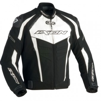 Blouson Moto Ixon Titanium VX Noir Blanc