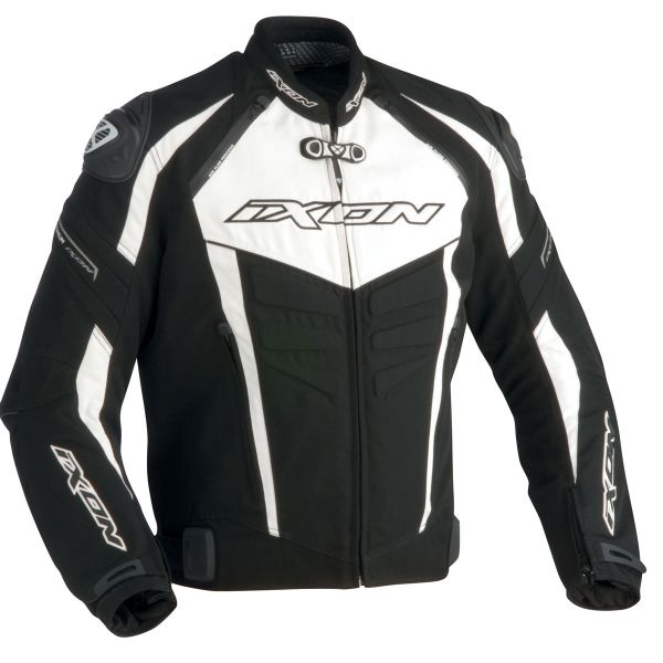 Blouson Moto Ixon Titanium VX Noir Blanc