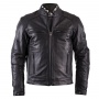 Blouson Moto Helstons Trust Leather Plain Black