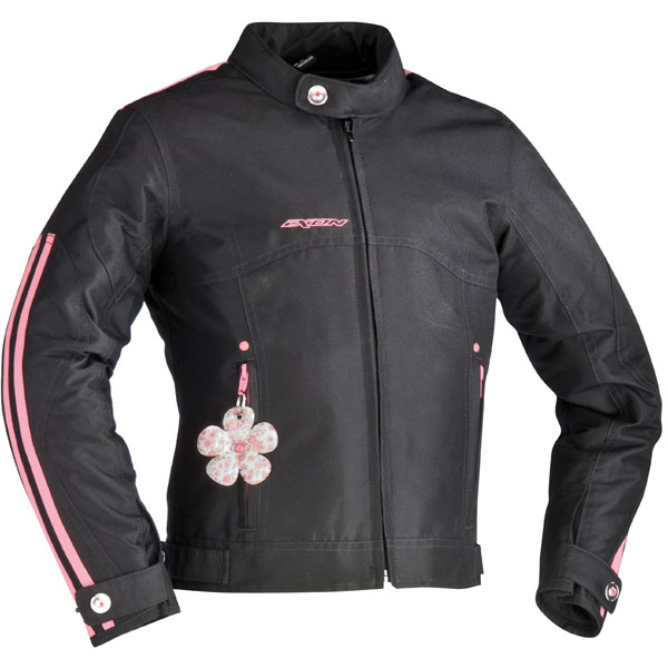 Blouson Moto Ixon Lotus Noir Rose
