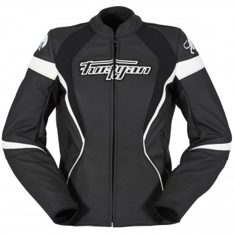 Blouson Moto Furygan Xenia Racing Lady Noir Blanc