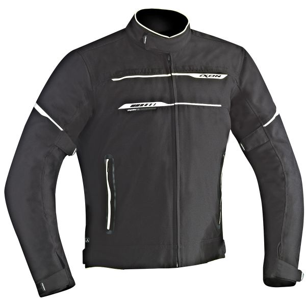 Blouson Moto Ixon Zetec HP Black White