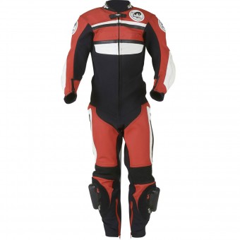 Combinaison Moto Cuir Furygan Combi Enfant Noir Rouge Blanc