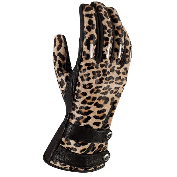 Gants Moto ICON Catwalk Leopard
