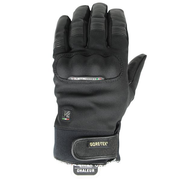 Gants Moto V'Quattro Commuter 2-1 Gore-Tex Noir