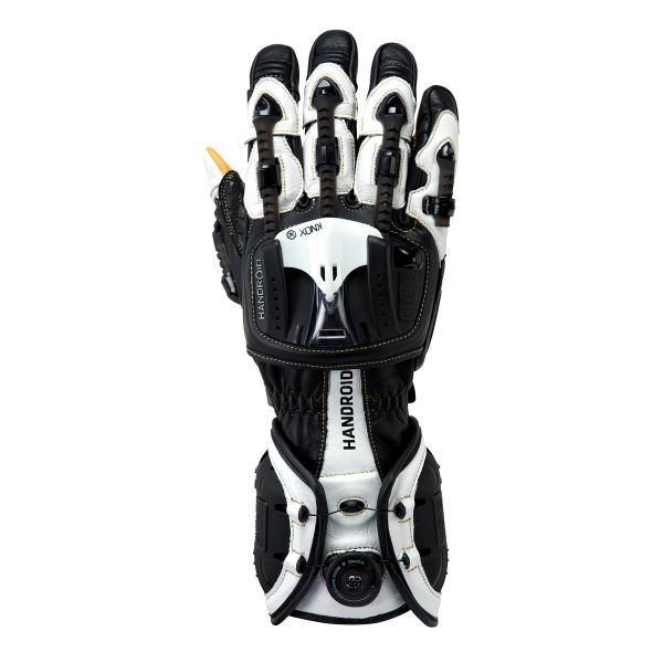 Gants Moto Knox Handroid MKIII Black White
