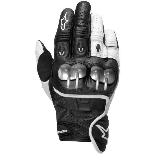 Gants Moto Alpinestars Octane S-Moto Noir Blanc