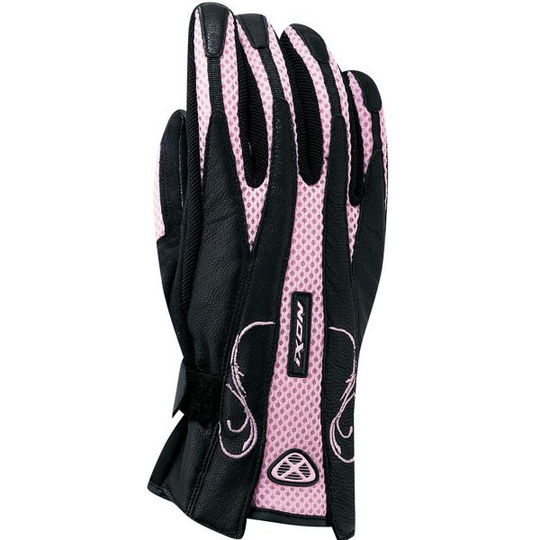 Gants Moto Ixon RS Gloss Noir Rose