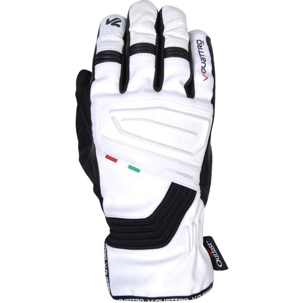 Gants Moto V'Quattro Rain WP Noir Blanc