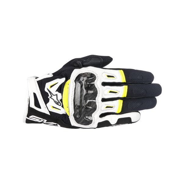 Gants Moto Alpinestars SMX-2 Air Carbon V2 Yellow Fluo Gants Moto Alpinestars SMX-2 Air Carbon V2 Yellow Fluo