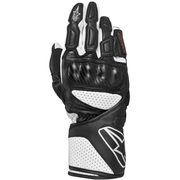Gants Moto Alpinestars SP-8 Noir Blanc