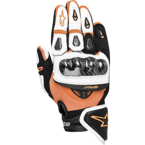 Gants Moto Alpinestars SP-X Blanc Orange