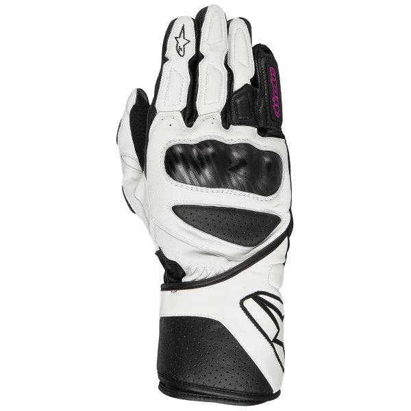 Gants Moto Alpinestars Stella SP-8 Blanc