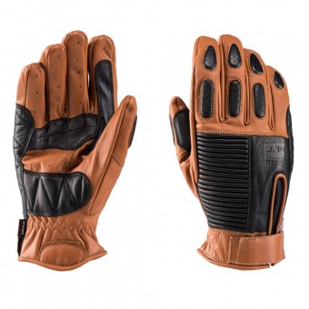 Gants Moto Blauer Banner Marron Noir
