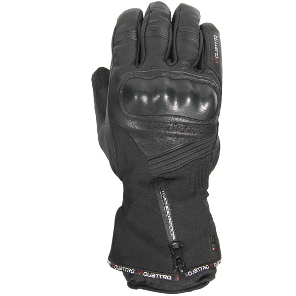 Gants Moto V'Quattro Cluster Noir