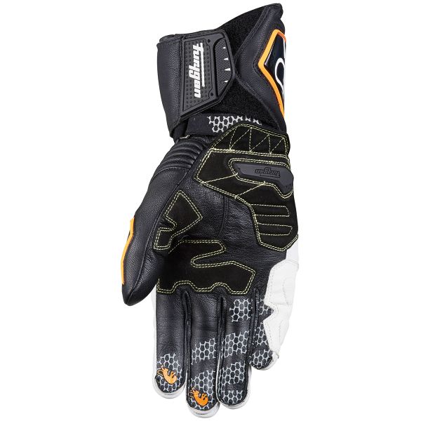 Furygan FIT-R Noir Blanc Orange Fluo