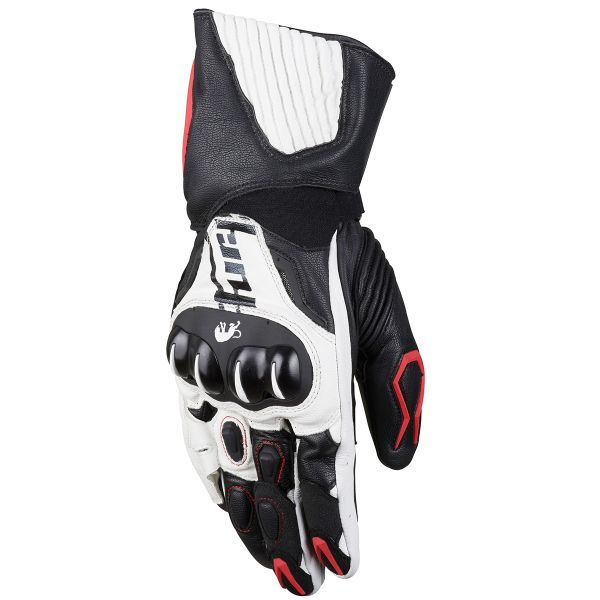 Gants Moto Furygan FIT-R Noir Blanc Rouge