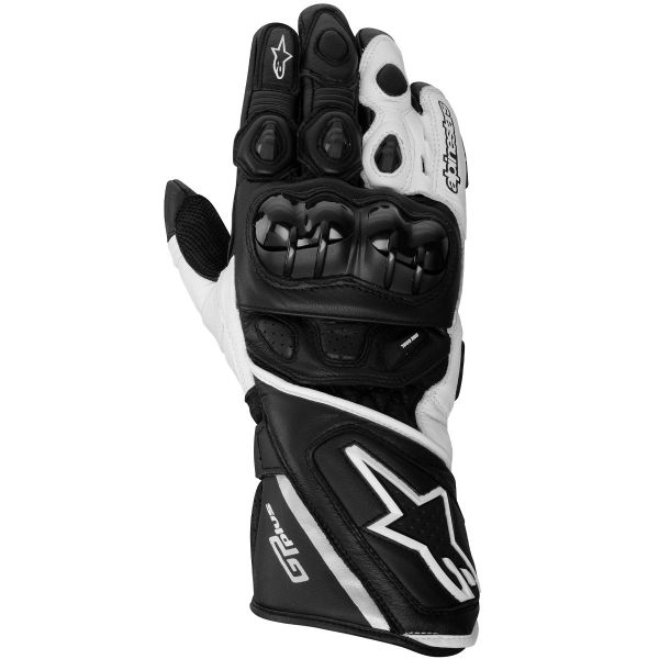 Gants Moto Alpinestars GP Plus Blanc Noir