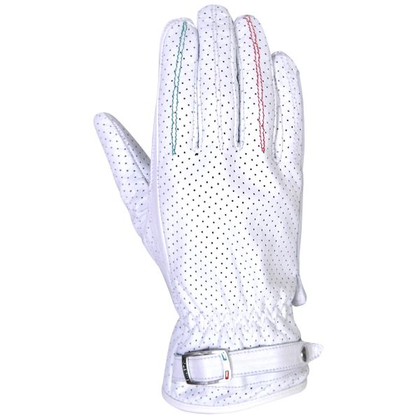 Gants Moto V'Quattro Julia Aero Blanc