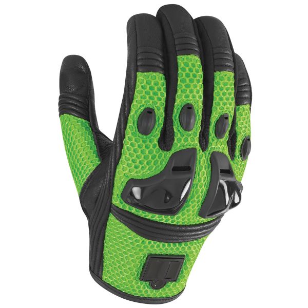 Gants Moto ICON Justice Mesh Green