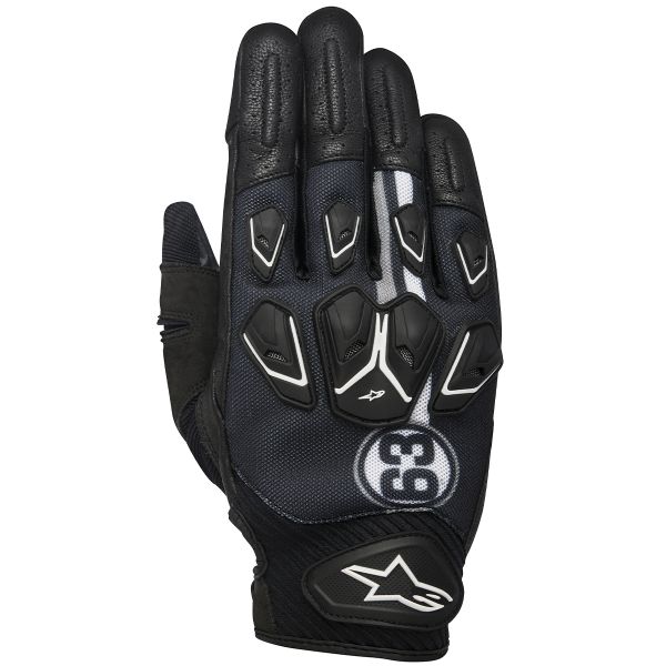 Gants Moto Alpinestars Masai Black White Cool Gray