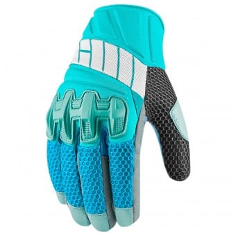 Gants Moto ICON Overlord Mesh Women Blue