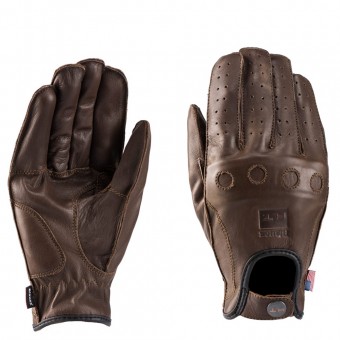 Gants Moto Blauer Routine Marron