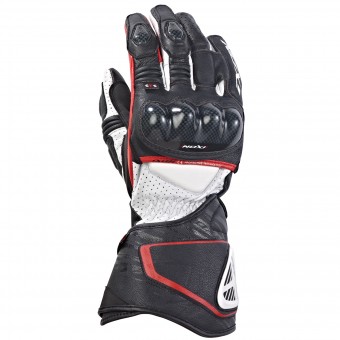 Gants Moto Ixon Rs Circuit Hp Noir Blanc Rouge
