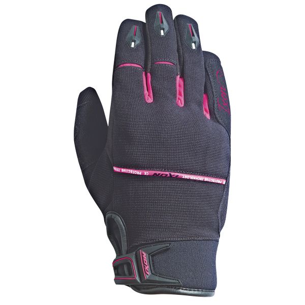 Gants Moto Ixon RS Dry Lady HP Black Fuschia