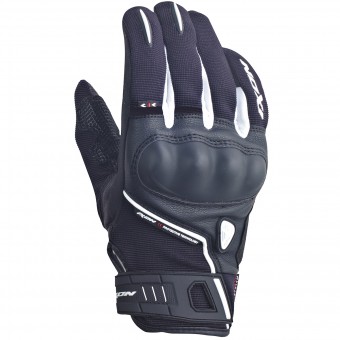 Gants Moto Ixon RS Grip Lady HP Noir Blanc