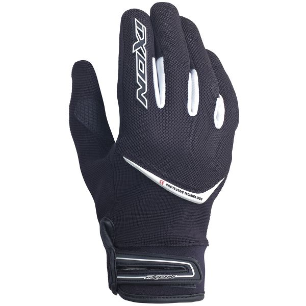 Gants Moto Ixon RS Slick HP Noir Blanc Gants Moto Ixon RS Slick HP Noir Blanc