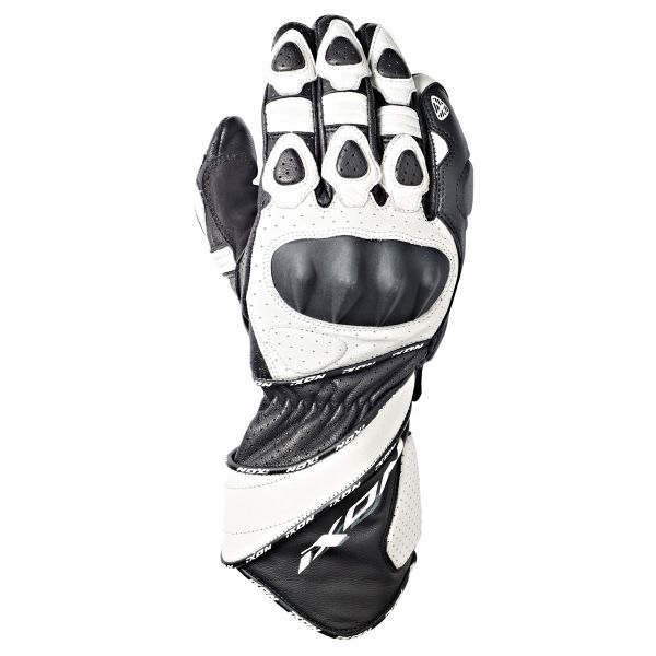 Gants Moto Ixon RS Top Ten HP Noir Blanc