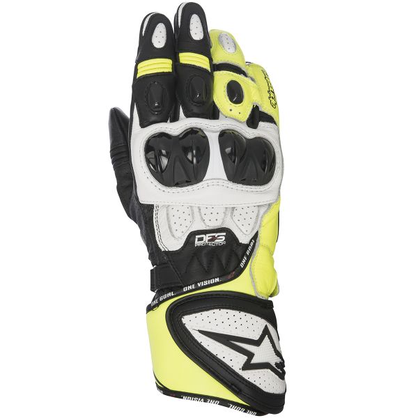Gants Moto Alpinestars SP Z Drystar Black Yellow Fluo