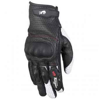 Gants Moto Furygan TD21 Noir Blanc Rouge