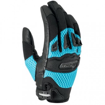 Gants Moto ICON Twenty-Niner Light Blue Woman