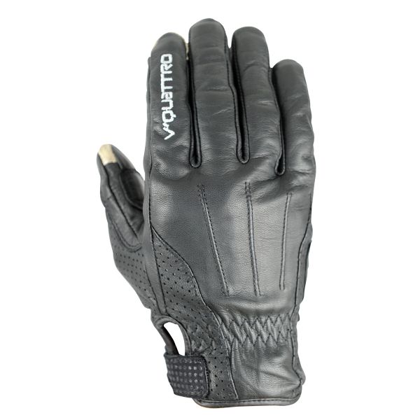 Gants Moto V'Quattro Vintaco Noir