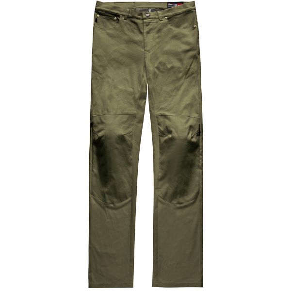 Jeans Moto Blauer Kanvas Kaki