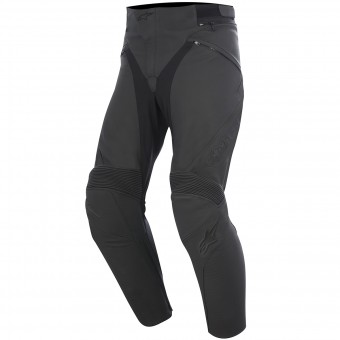 Pantalon Moto Alpinestars Jagg Leather Black Black Pantalon Moto Alpinestars Jagg Leather Black Black