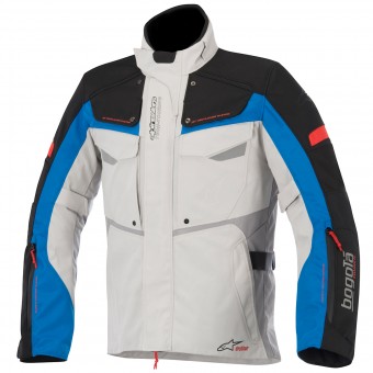 Veste Moto Alpinestars Bogota Drystar Light Gray Black Blue Red