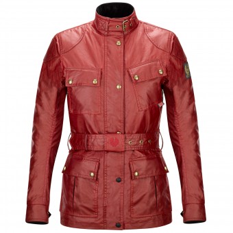 Veste Moto Belstaff Classic Trophy Lady Red