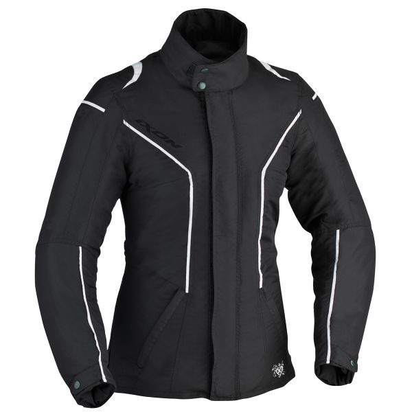 Veste Moto Ixon Comtesse Noir Blanc Veste Moto Ixon Comtesse Noir Blanc
