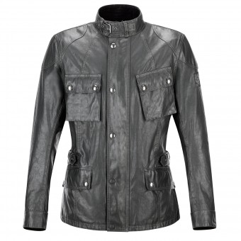 Veste Moto Belstaff Crosby Resin Green