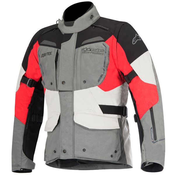 Blouson Moto Alpinestars Durban Gore-Tex Gray Red